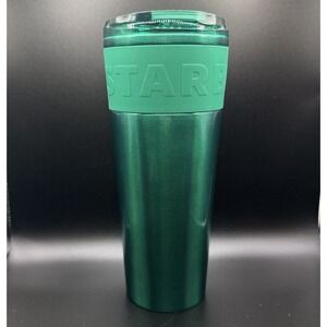 NEW Starbucks 2024 Logo Band Anniversary Green Glitter Cold Brew Tumbler